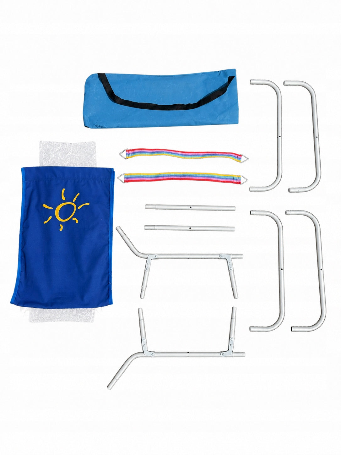 Aluminum Sun Lounger Blue Folding For Bag With Cover Kind sunbed