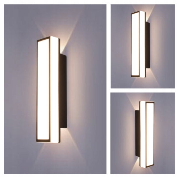 Aluminum facade LED wall lamp 10W 230V warm white IP65 EAN (GTIN) 5905982165080