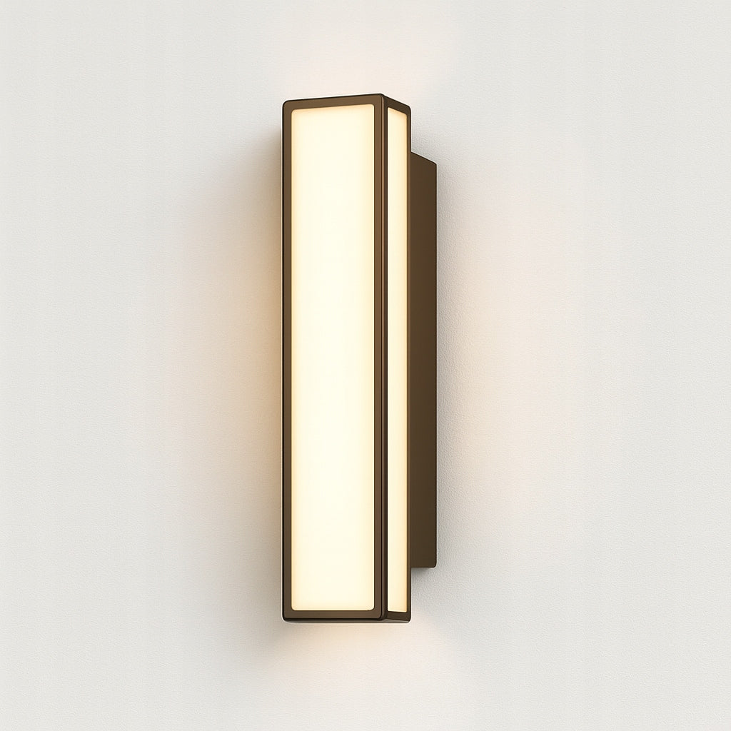 Aluminum facade LED wall lamp 10W 230V warm white IP65
