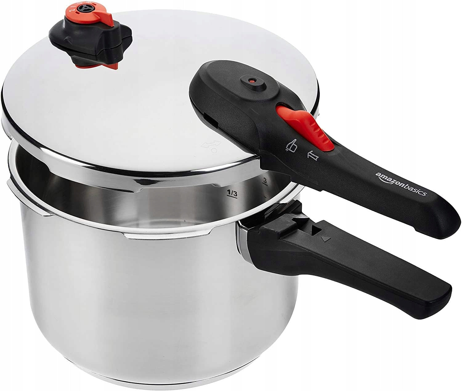 Amazon Basics 6040A – 4 l stainless steel pressure cooker