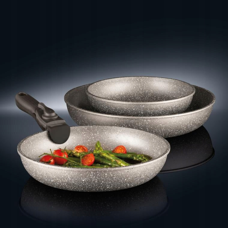 Ambition 20/24/28 cm non-stick frying pan with detachable Silverstone handle Packaging status original