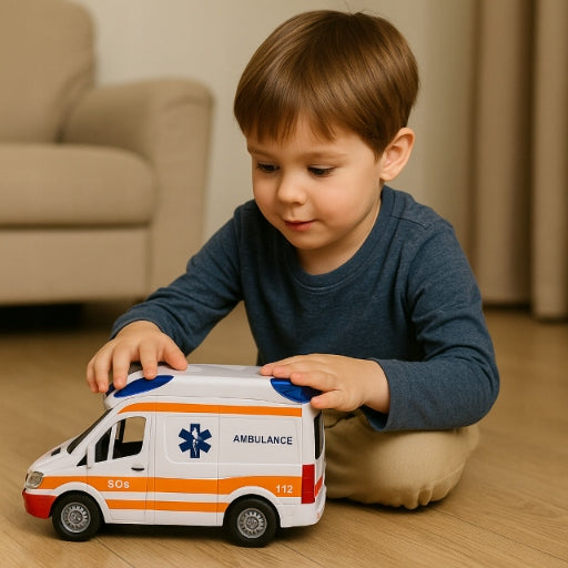 Ambulance Light Sounds Stretcher Gift for Boyfriend's Day Brand AMIKU