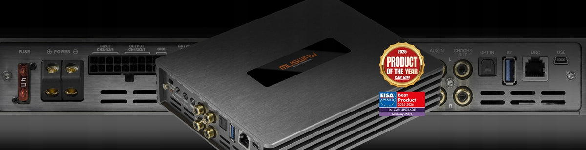 Amplifier MUSWAY M6 V4 DSP 8-channel 6x130W Class D High-End Audio Processor Brand Musway