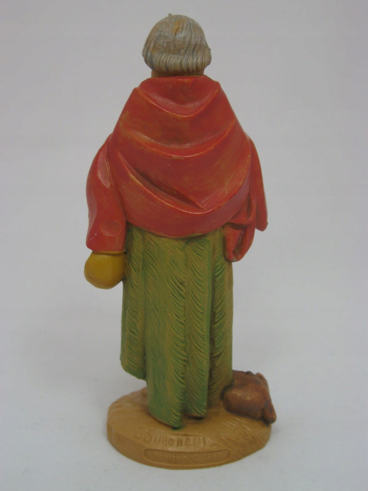 An old wanderer with a dog, for figures 12 cm - FONTANINI Brand Fontanini