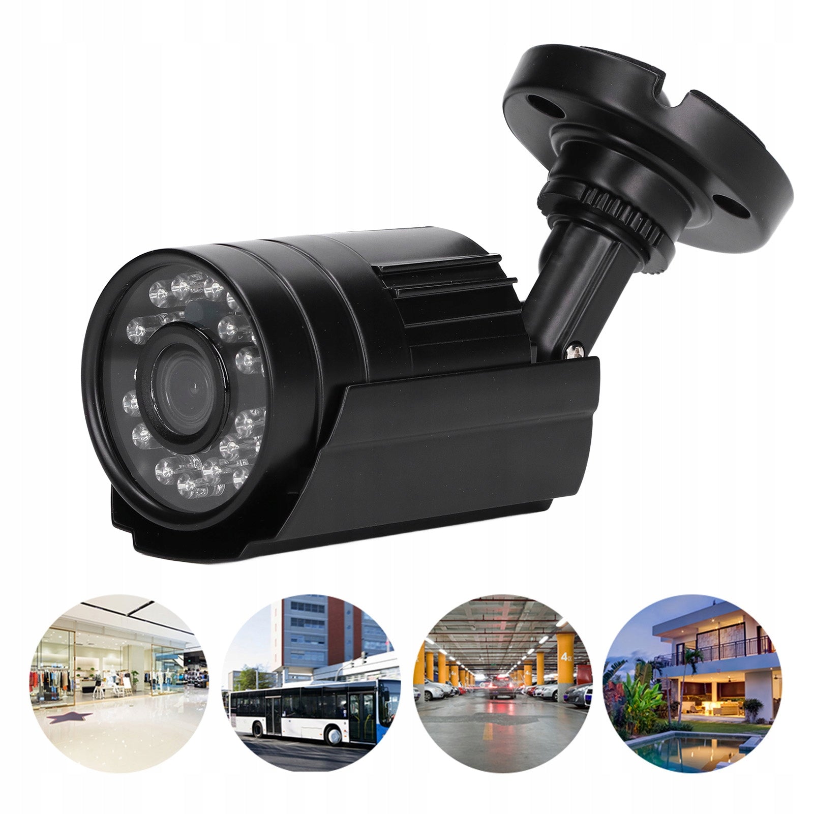 Analog Outdoor CCTV Camera 4W 1 24 LED 1080P FULL HD 2MPX 3,6MM Packaging status original