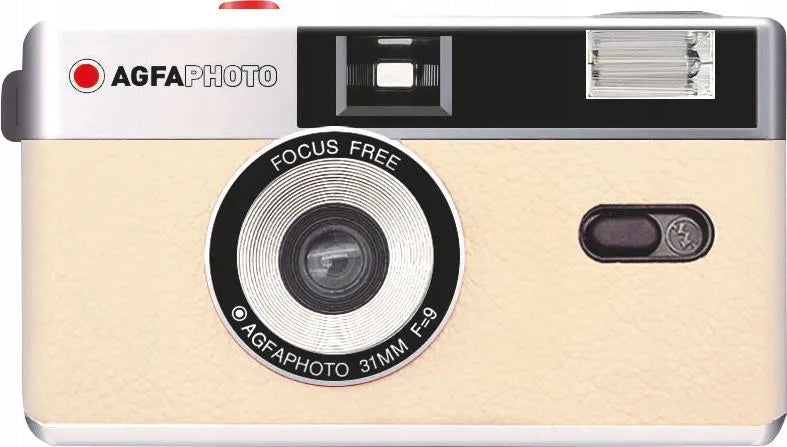 Analog camera AgfaPhoto Reusable Photo Camera beige