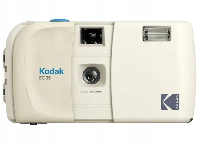 Analog camera KODAK EC35 White + Film Kodak Ultra Max 24 Exp Model EC35
