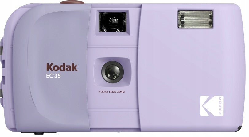 Analog camera Kodak EC35 purple + film Kodak Ultra 24 photos Manufacturer code RK0711