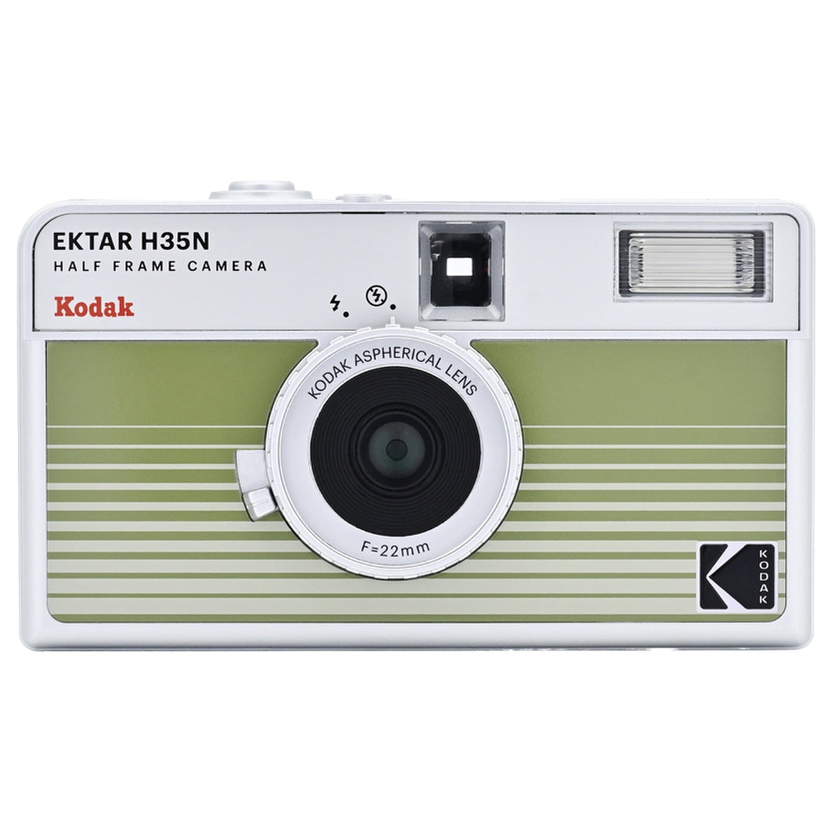 Analog camera Kodak Ektar H35N half-frame film 35mm Green