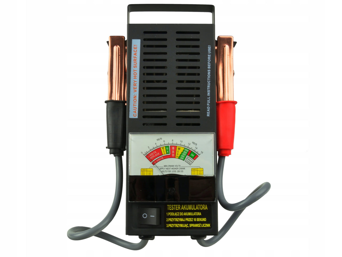 Analog tester for checking 6/12V batteries