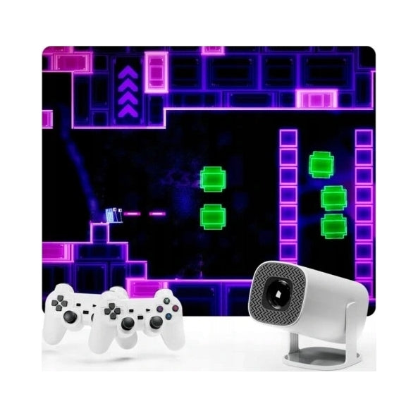 Android 11 LCD Projector, Built-in Games, 2 Pads Manufacturer code LIN-GUIXIAN