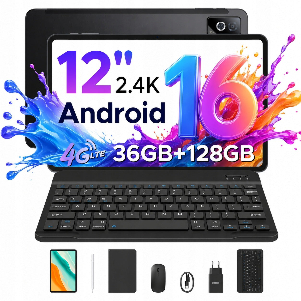 Android 16 tablet DOOGEE TABG6PRO-V 12" 36+128GB 9000mAh 2.4K/4G LTE/SET