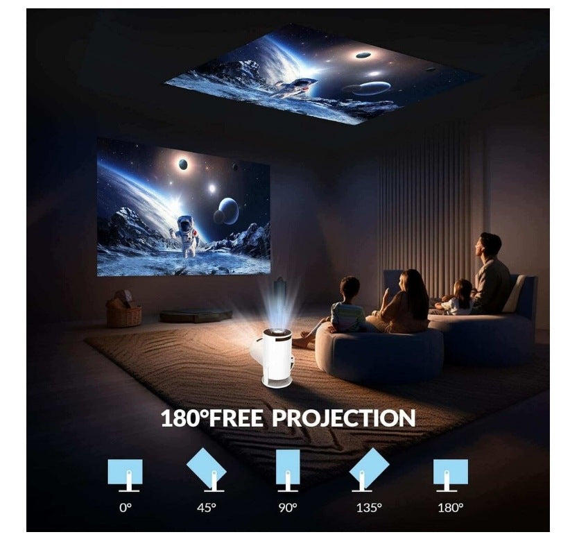 Android Projector 4K WIFI Portable Smart Tv Full HD Rotary Manufacturer code 701728