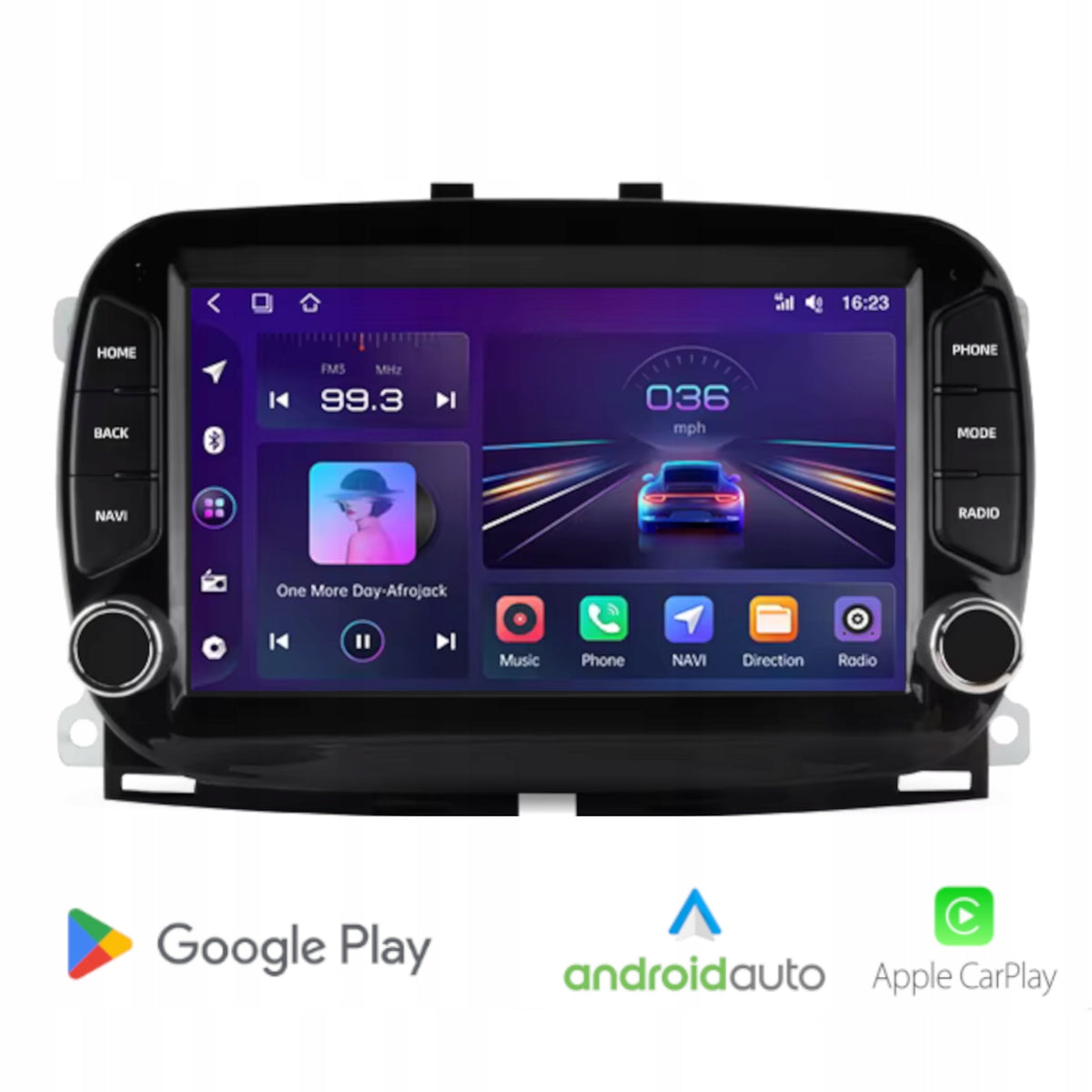 Android Radio for Fiat 500 (2015-2019) Carplay Android Auto