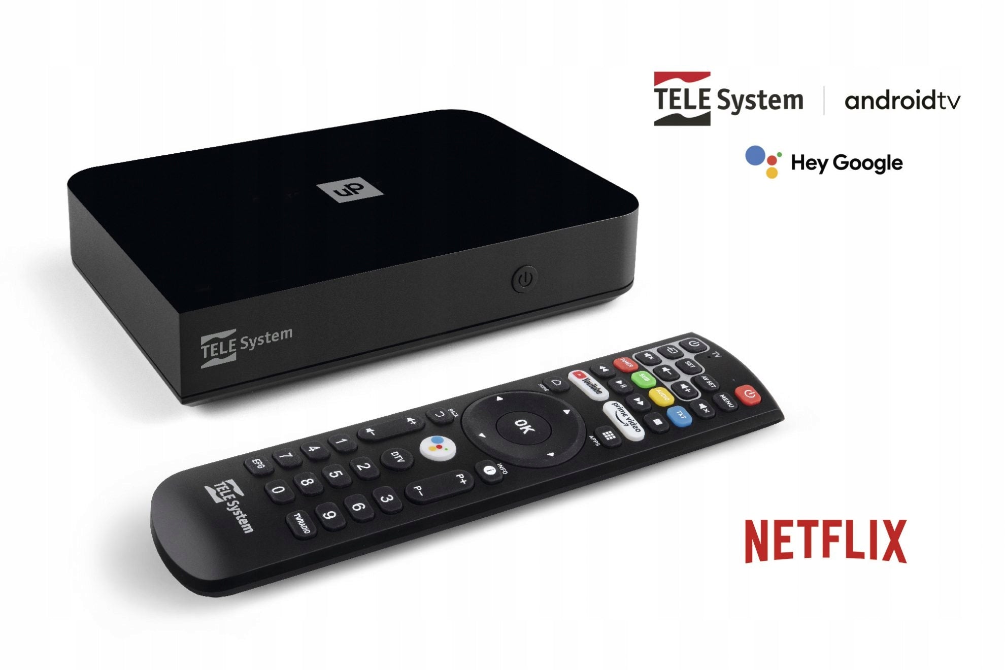 Android TV 12 DVBT2 4K TELESystem + FREEBIE CANAL+ ONLINE package 30 days