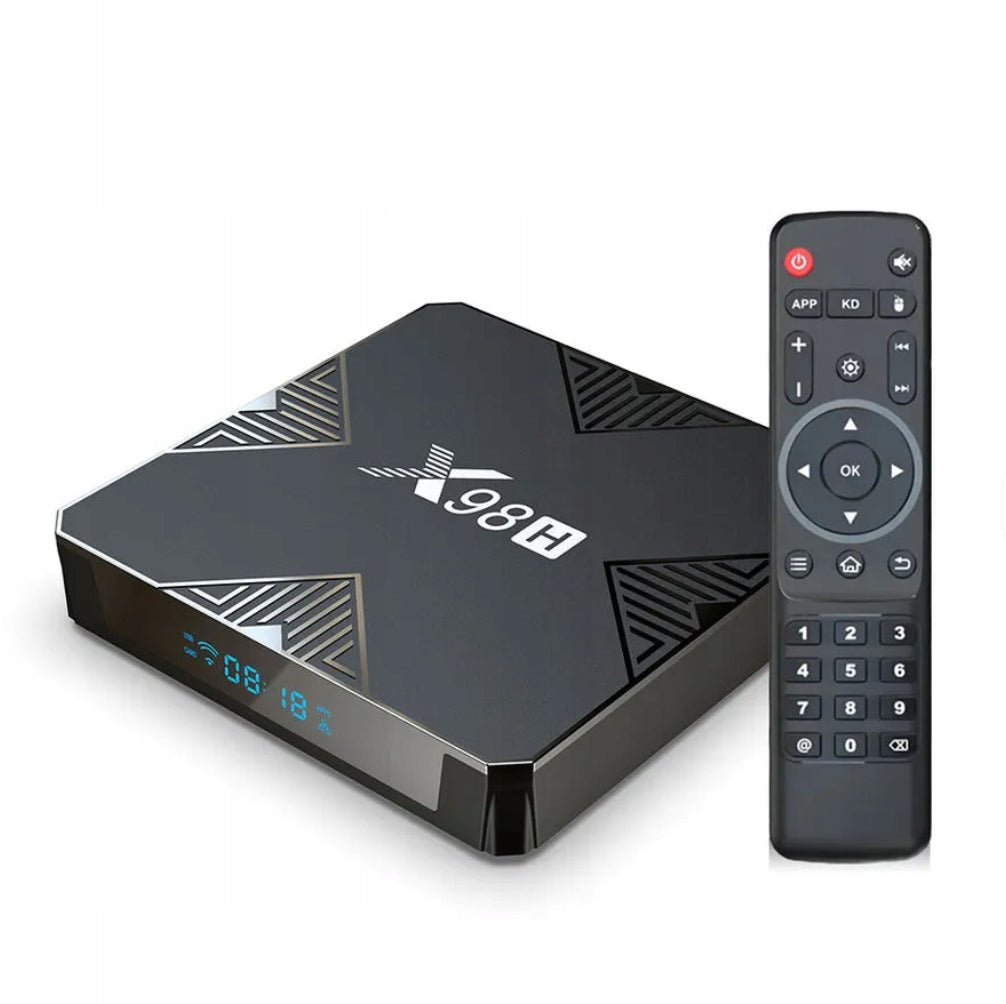 Android TV Box X98h 12.0 HD 4K WiFi6 BT 5.0 4GB /32GB HDMI USB Decoder KODI Packaging status original