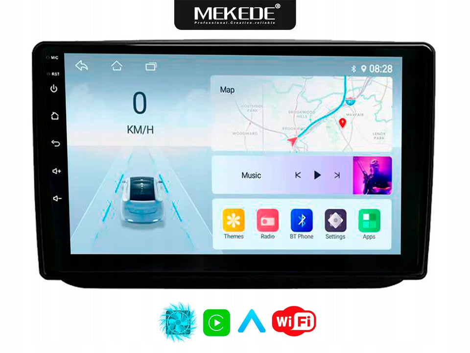Android radio Mekede Skoda Fabia 2007-2014 2/32GB | CarPlay, BT, GPS