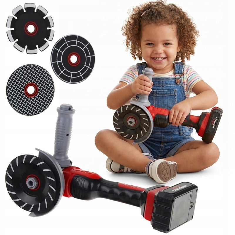 Angle Grinder Boszka + Interchangeable Discs DIY Kit for Kids