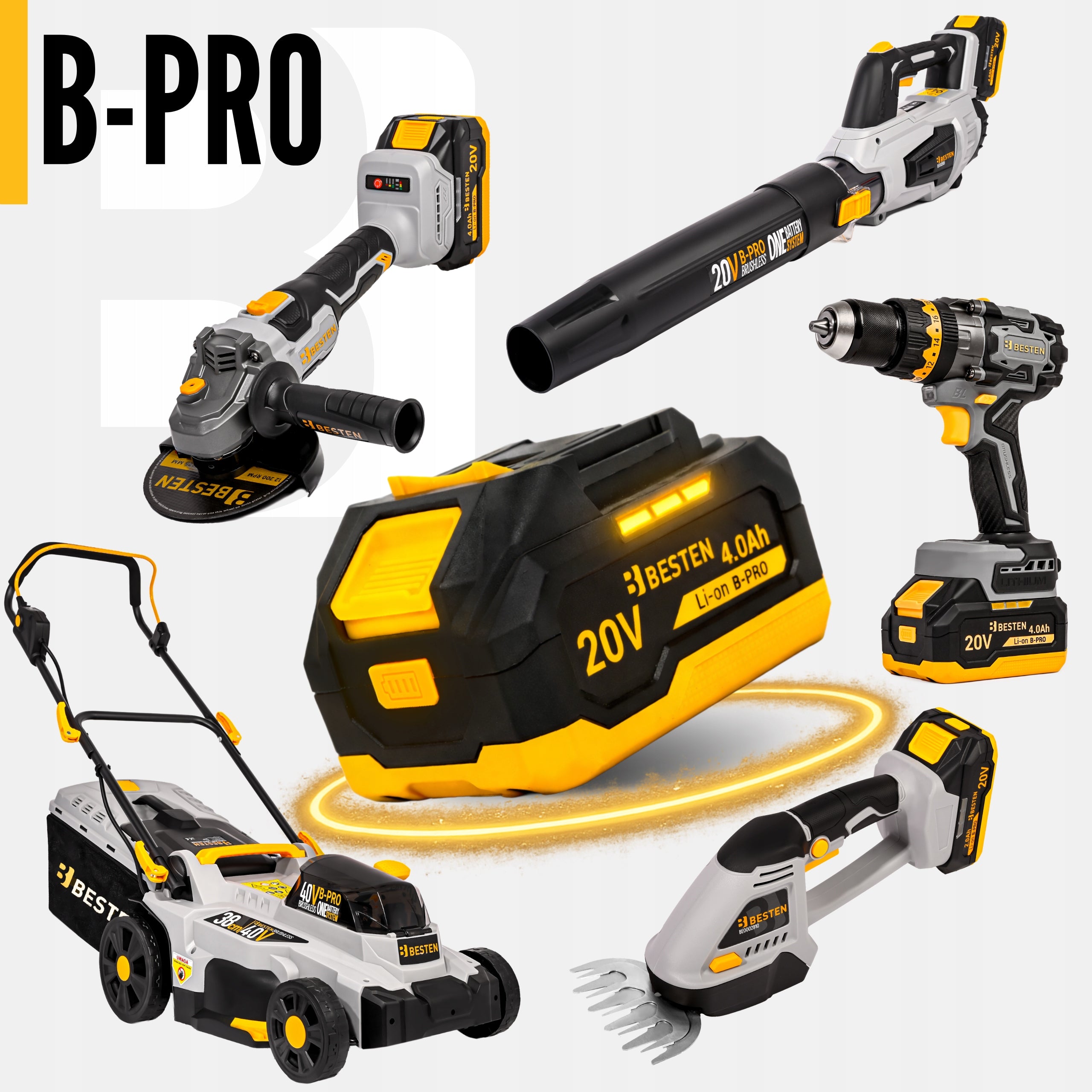 Angle Grinder Cordless Brushless Angle Diax 2XAku 4Ah Discs Kind angle grinder