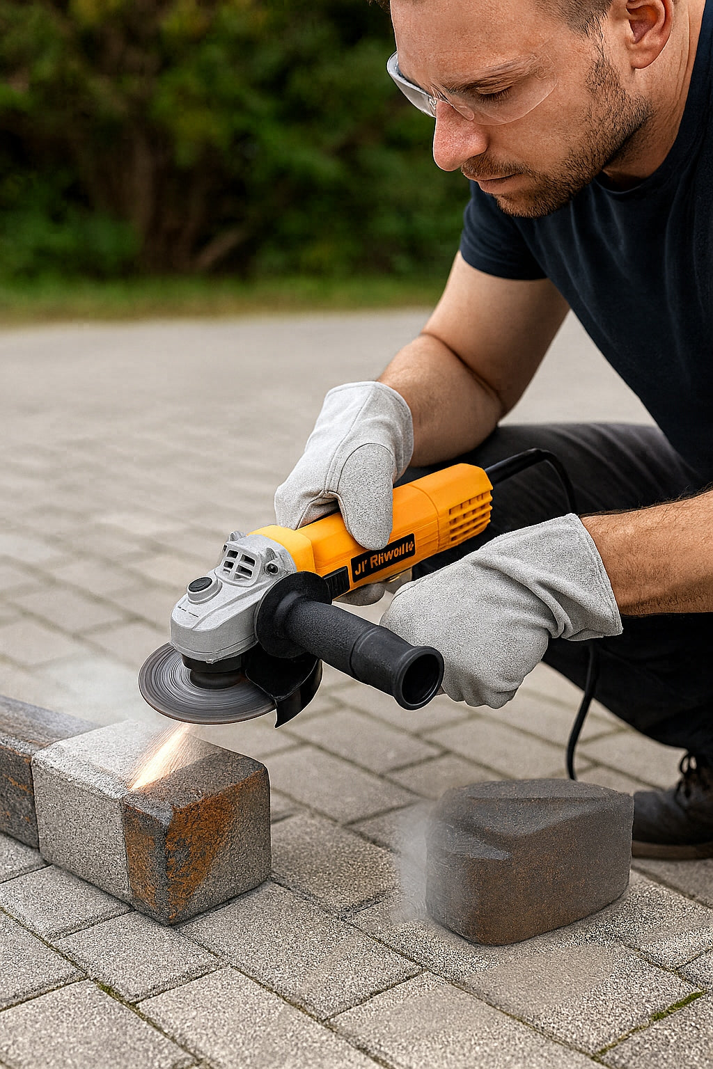 Angle Grinder Riwall Diax Angle 125MM 6x SHIELD Pro 2000W ADJUSTABLE Kind angle grinder