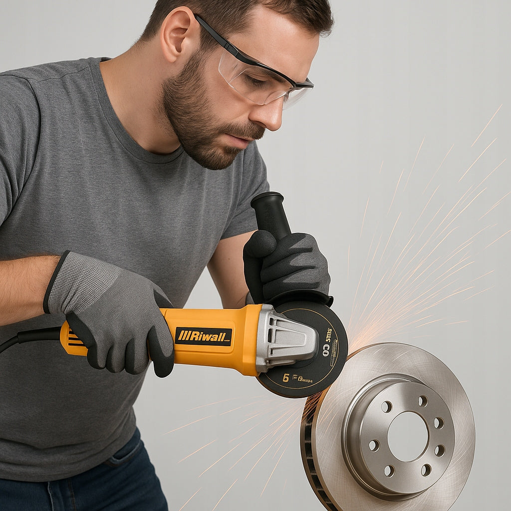 Angle Grinder Riwall Diax Angle 125MM 6x SHIELD Pro 2000W ADJUSTABLE Series Diax