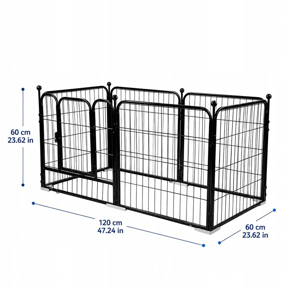 Animal Dog Playpen With Door Training Cage For Puppies120x60x60 Packaging status original