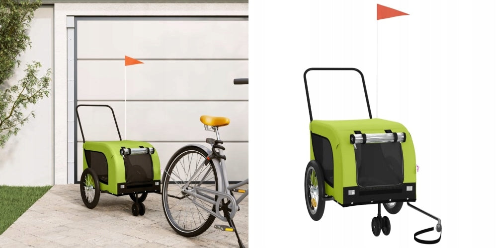 Animal bicycle trailer, Oxford fabric and iron