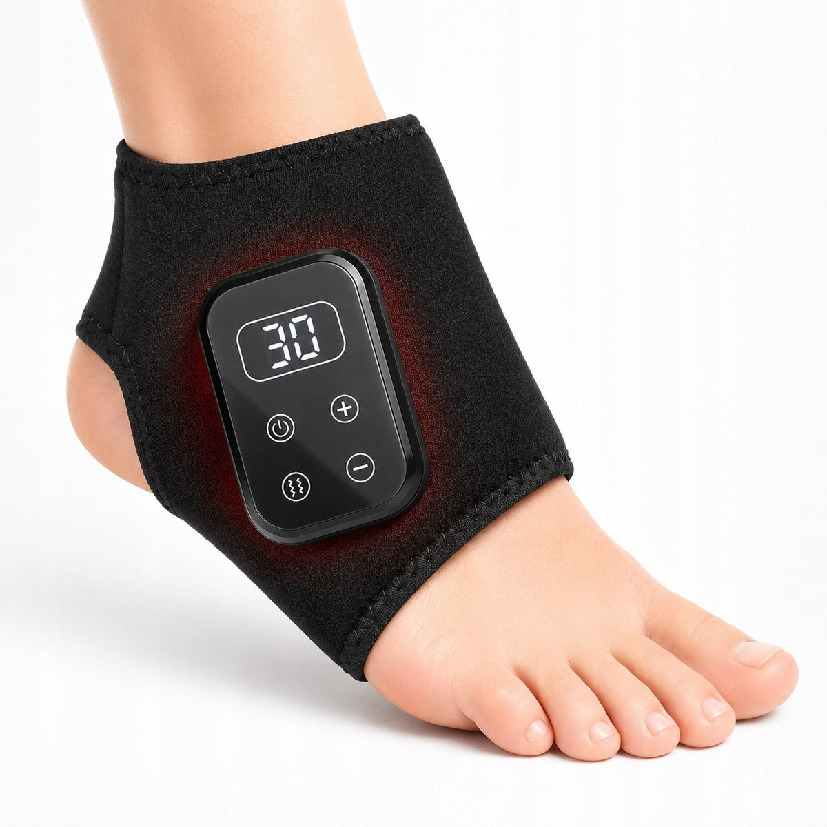 Ankle and Foot Massager Heating Vibrating Portable USB Charging Packaging status original