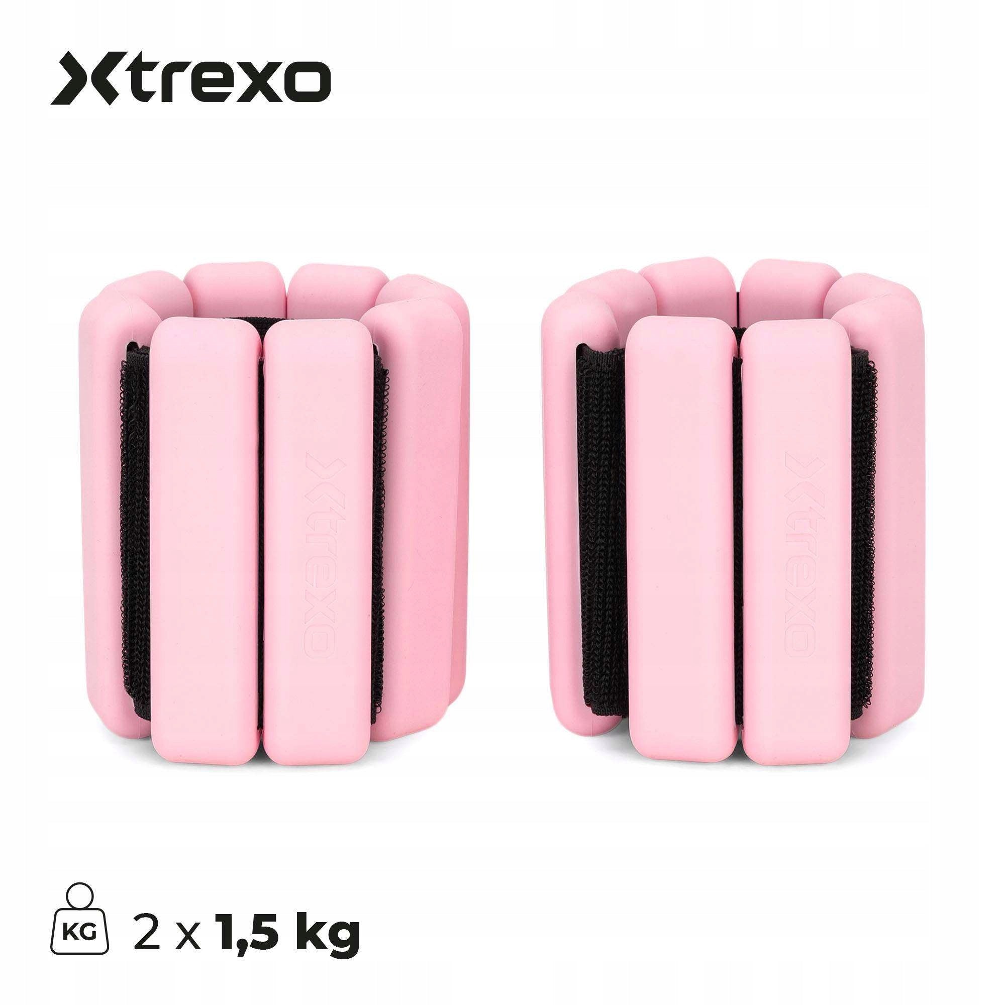 Ankle and wrist weights XTREXO SCULPT 2 x 1.5 kg pink FITNESS Manufacturer code TXO-B6Z010-PK