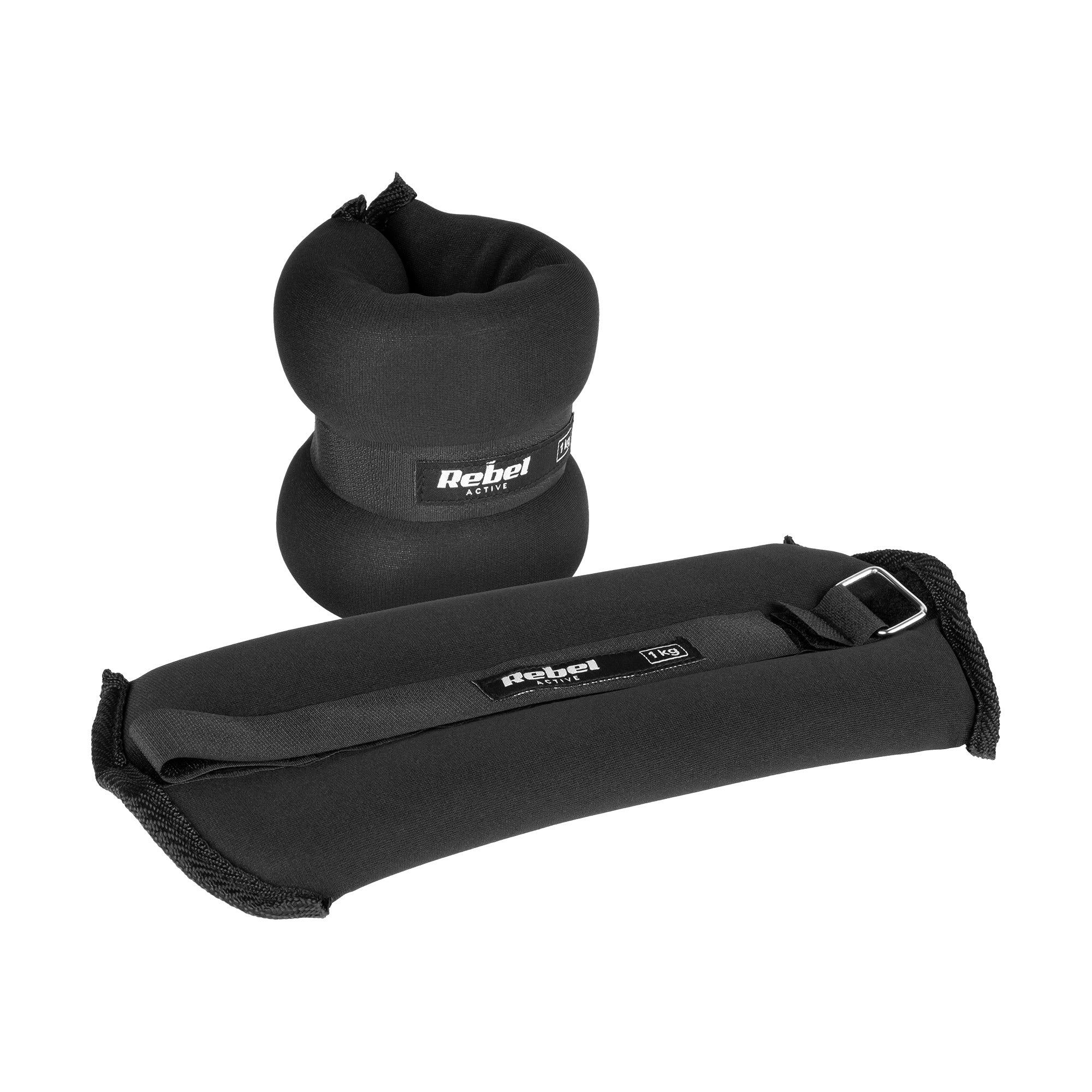 Ankle and wrist weights legs arms adjustable comfortable 2x1kg Rebel