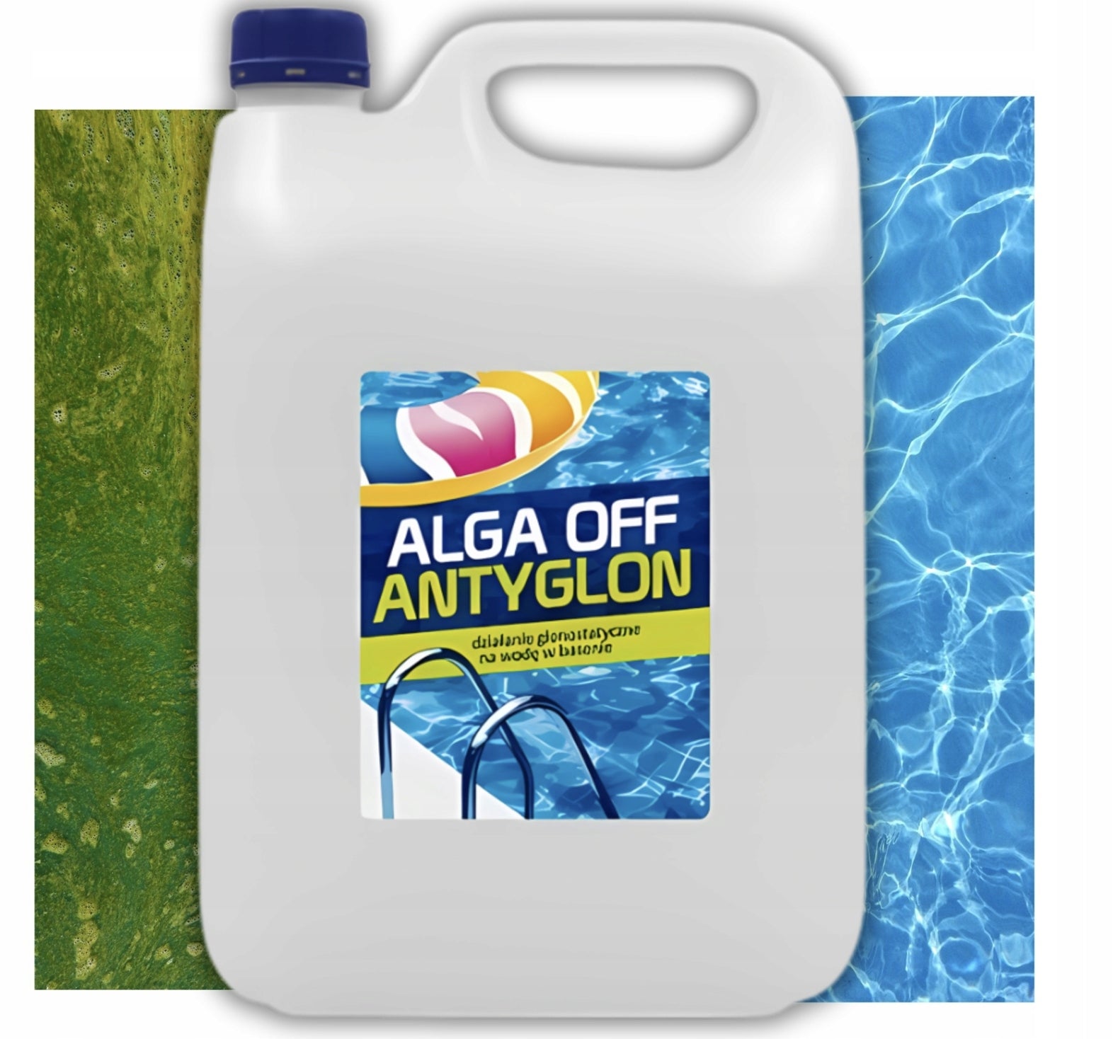 Anti-Algae Concentrate ALGA OFF Algae Chemistry for Swimming Pool Jacuzzi GAMIX 4L