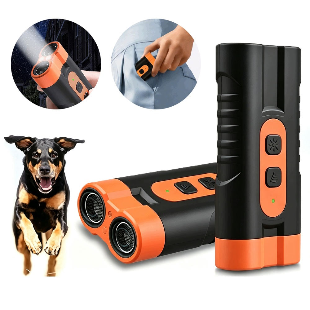 Anti Bark Ultrasonic Dog Repellent Training Device with LED