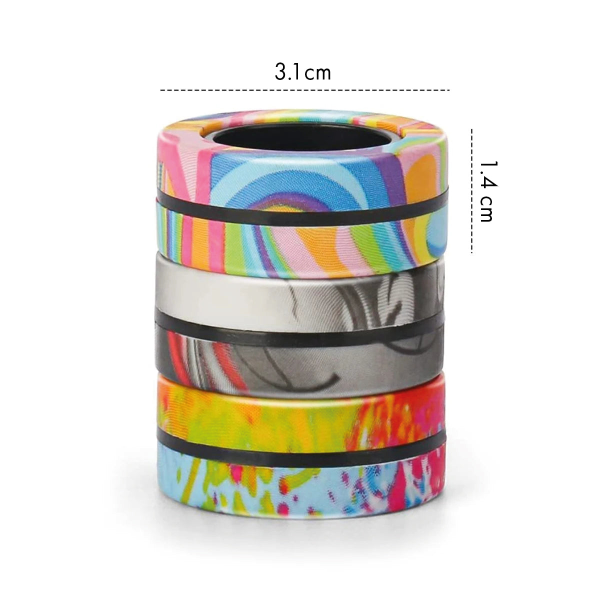 Anti-Stress Ring Magnetic Rotary Ring: 3 Pieces Spin Manufacturer code 5 905 408 880 009