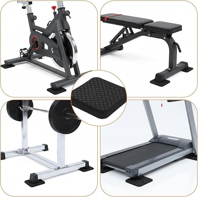 Anti-Vibration Pads for Treadmill Fitness Equipment 4 Pcs Brand no brand