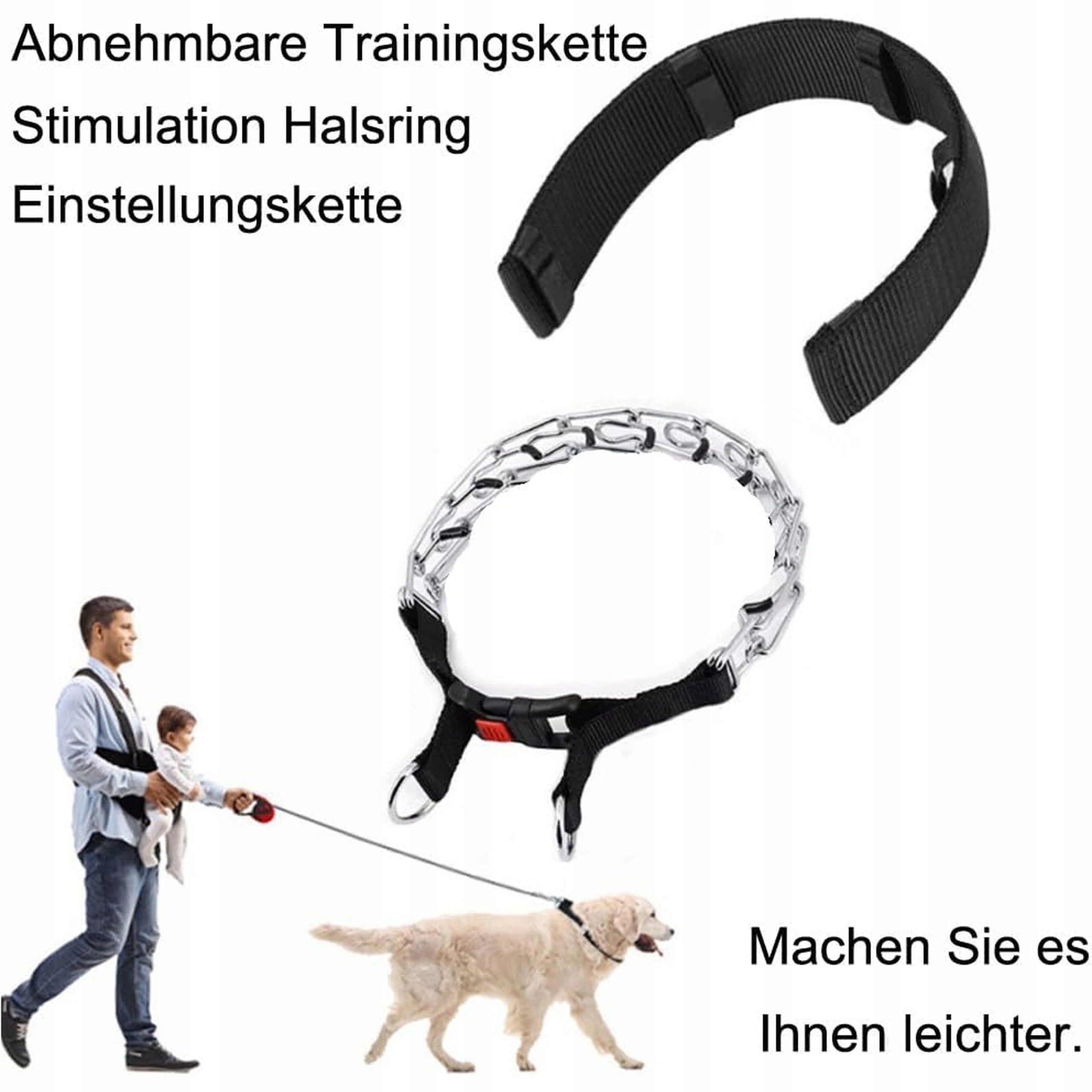 Anti-hook collar Choke chain for training dogs Brand Woofy