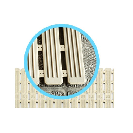 Anti-slip platform mat for bathroom shower tray slats