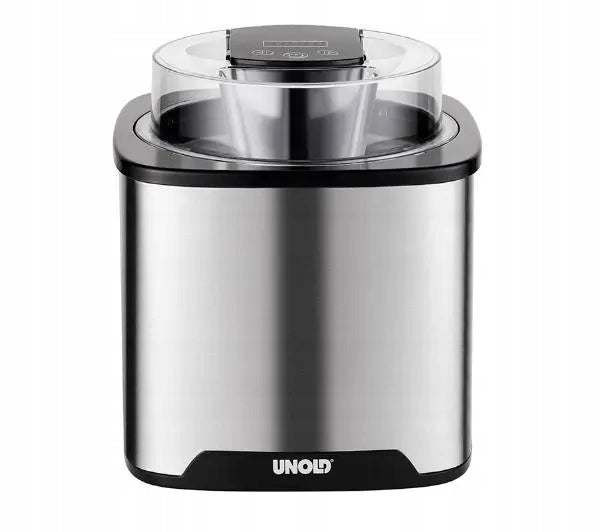 Appliance Ice Cream Maker Unold Uno 48855 12W 1,5L Timer Silver Packaging status original