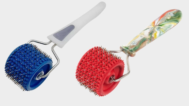 Applicator LYAPKO Face massage roller with needles 3,5mm blue Manufacturer code 4820077021021