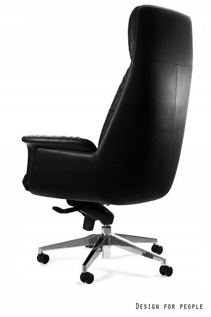 Apus Director's Chair - HL-4 Black Genuine Leather Cabinet, Studio, Home Packaging status original