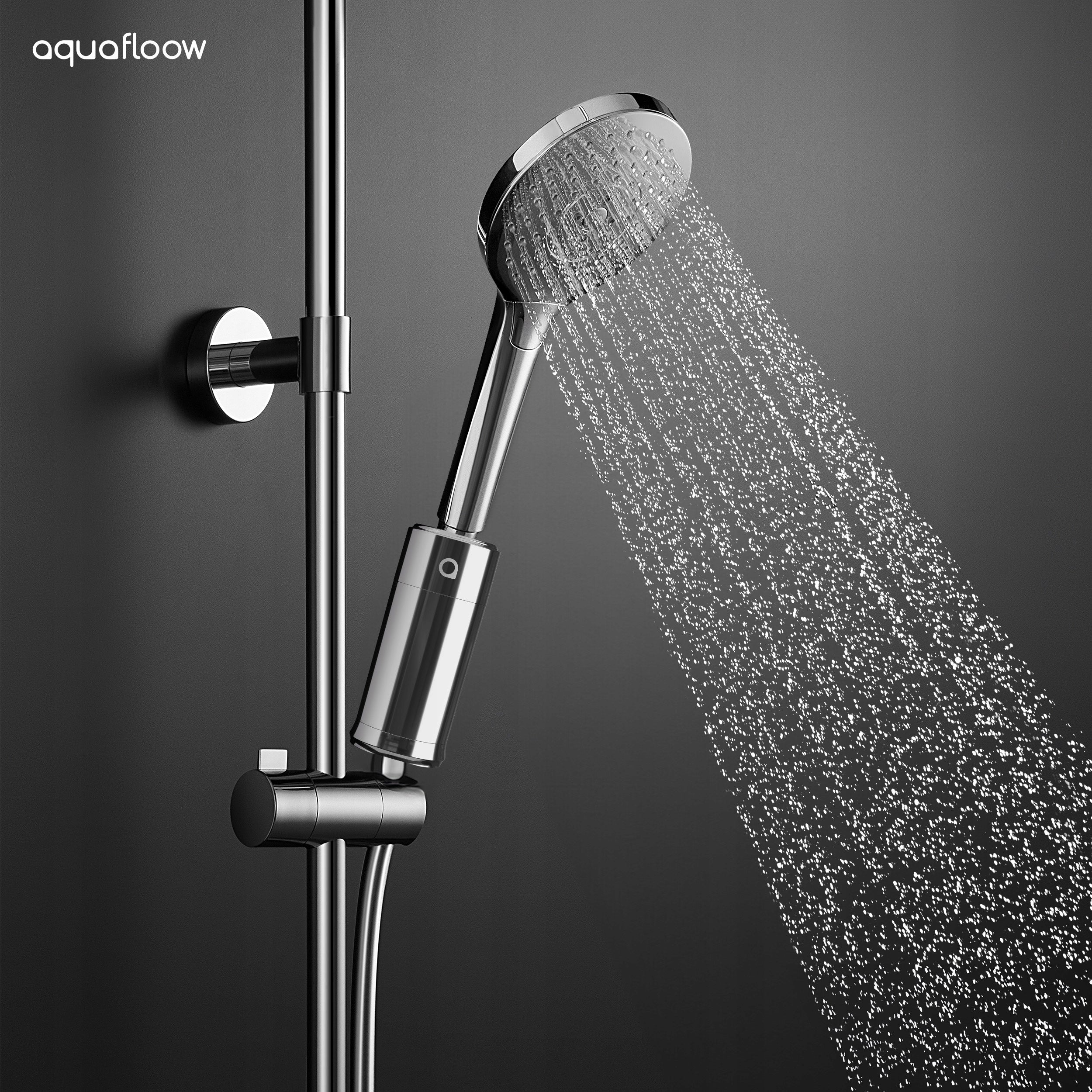 AquaFloow Shower filter softens water reduces chlorine Packaging status original