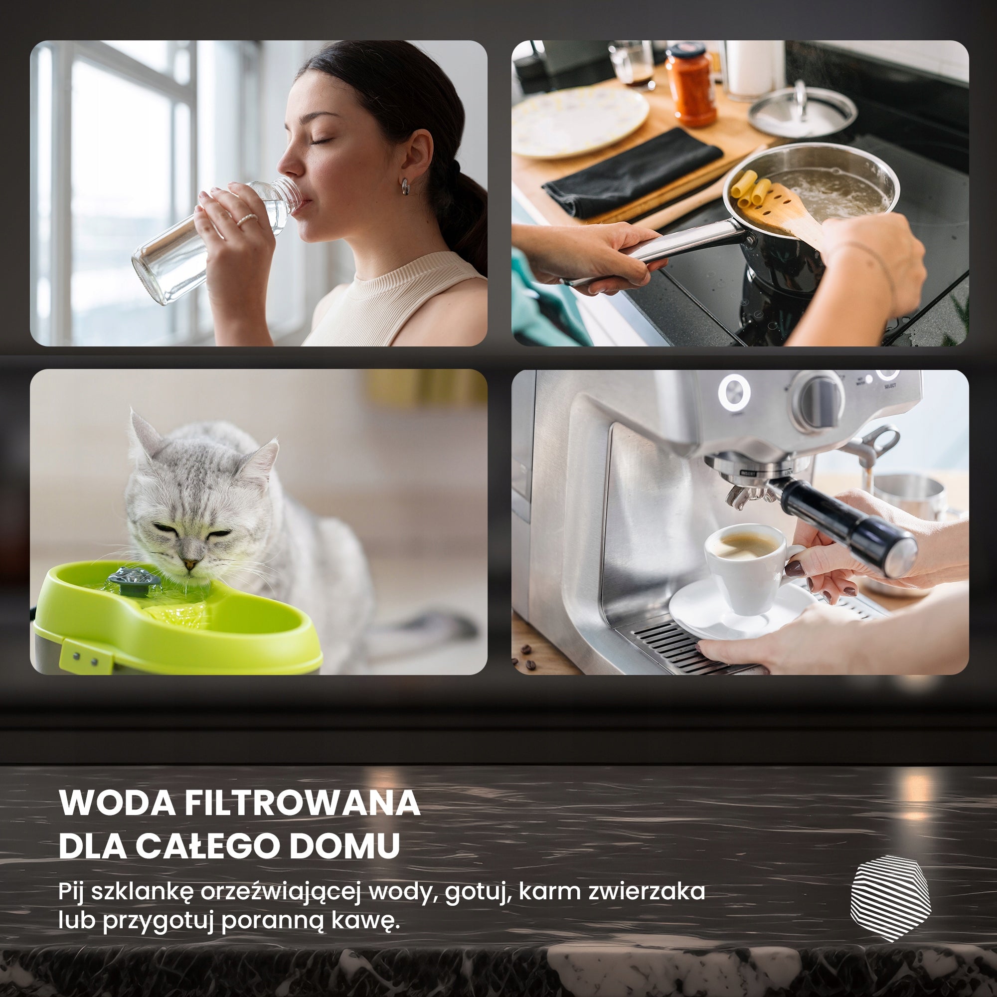 AquaWorks Complete Water Filter with Black 3-Way Battery, 5-Stage System Kind under-sink