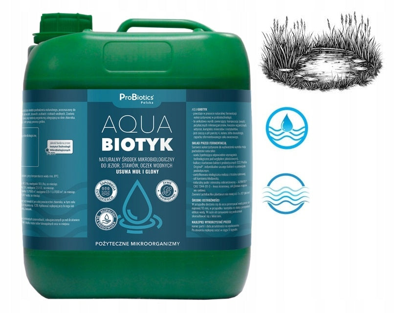 Aquabiotic Bacteria for pond, bathing and breeding ponds 5l