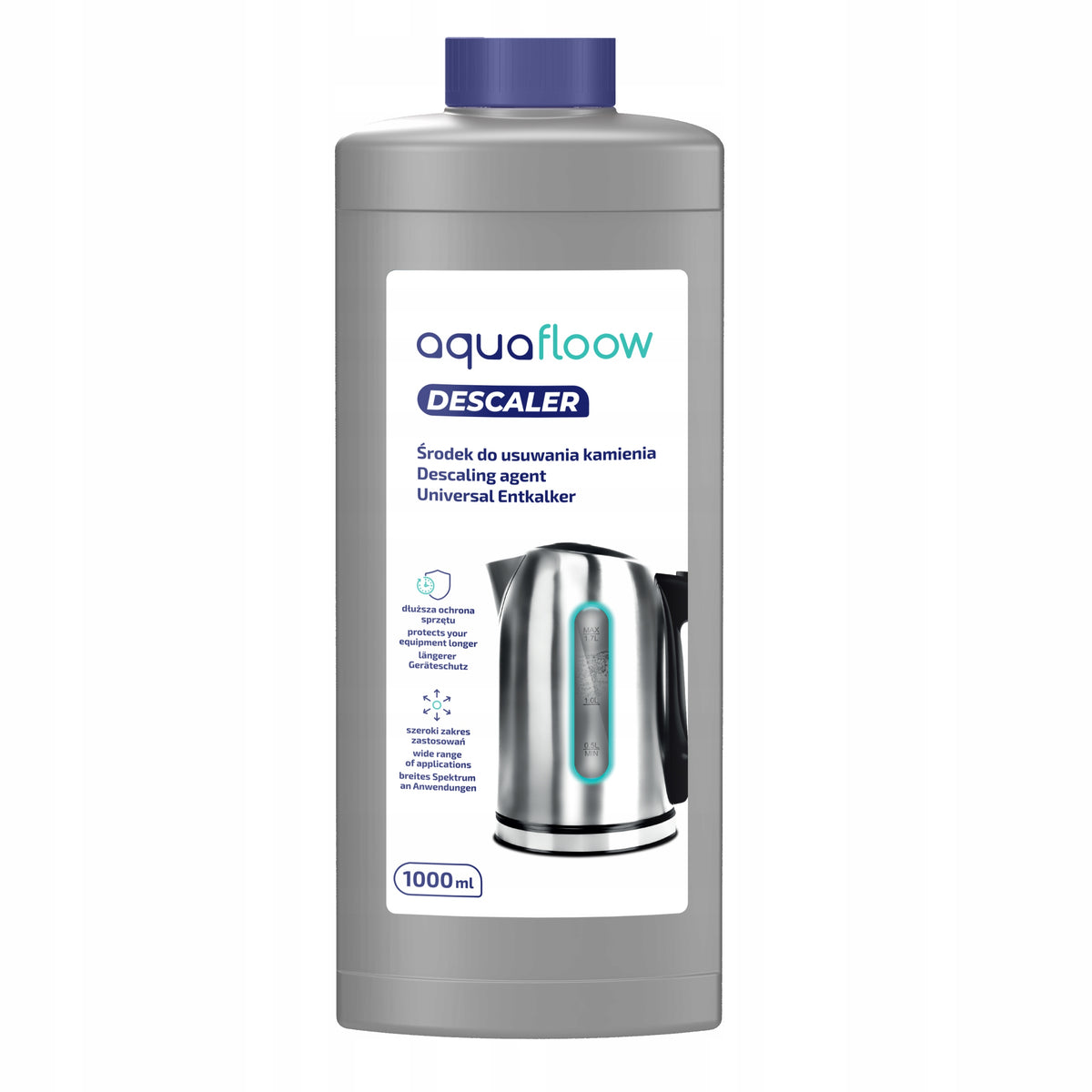 Aquafloow descaler for liquid coffee machine - large universal 2x 1l Brand AquaFloow