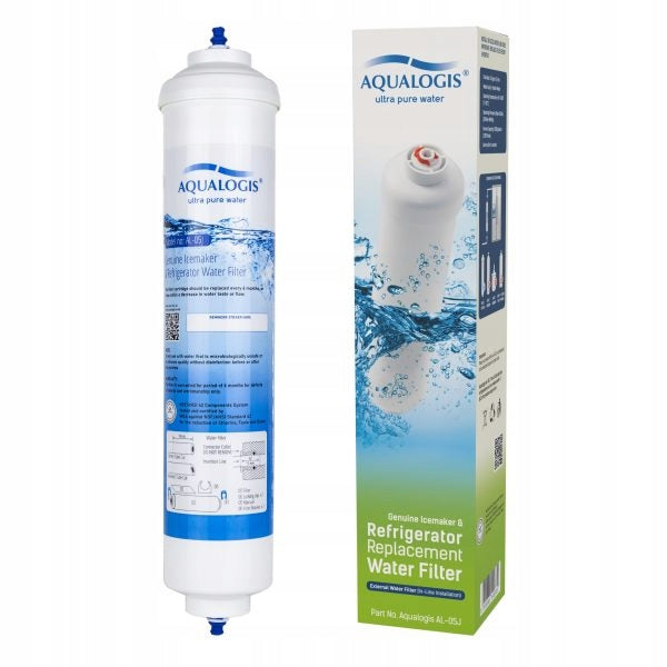Aqualogis AL-05J Refrigerator Filter, Samsung LG, Hisense Outdoor Hose