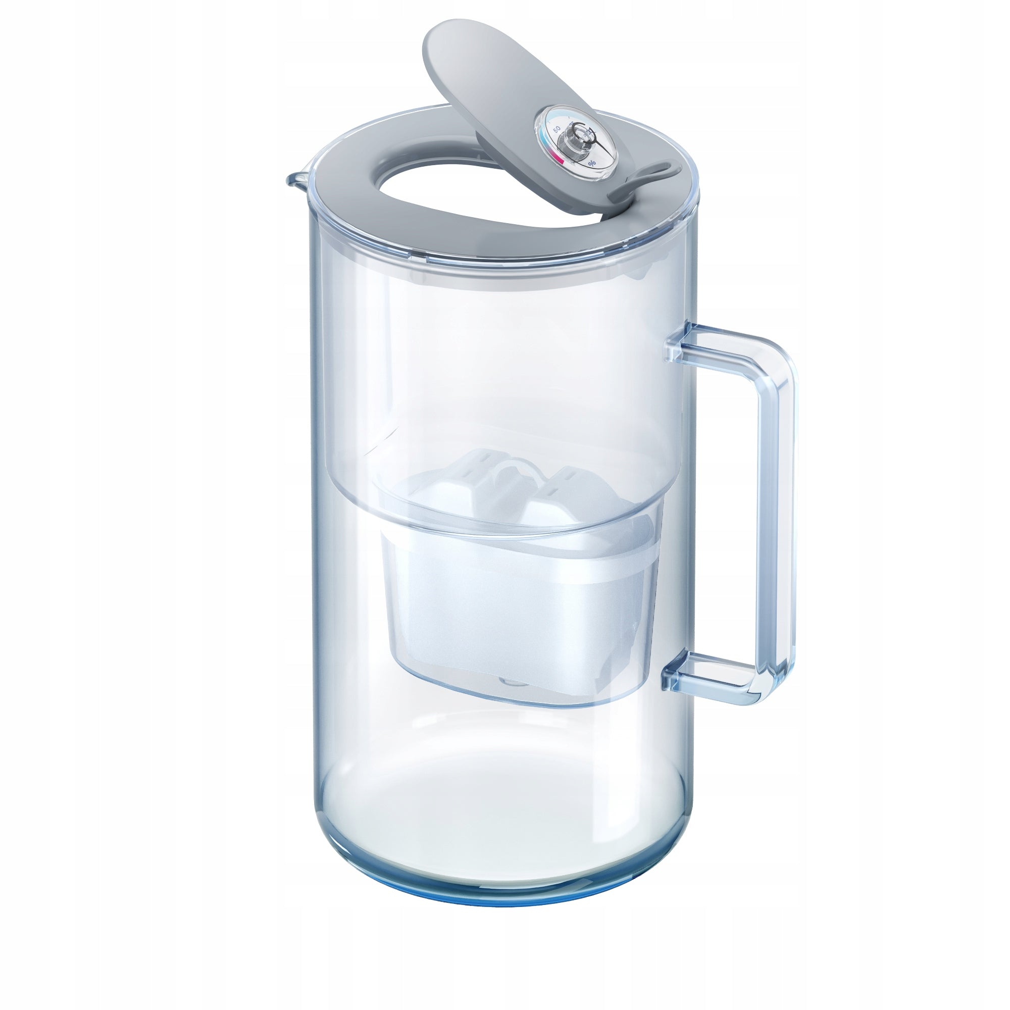 Aquaphor Glass 2,5l filter jug with Maxfor+ MG cartridge, grey Manufacturer code szklany Maxfor+ MG