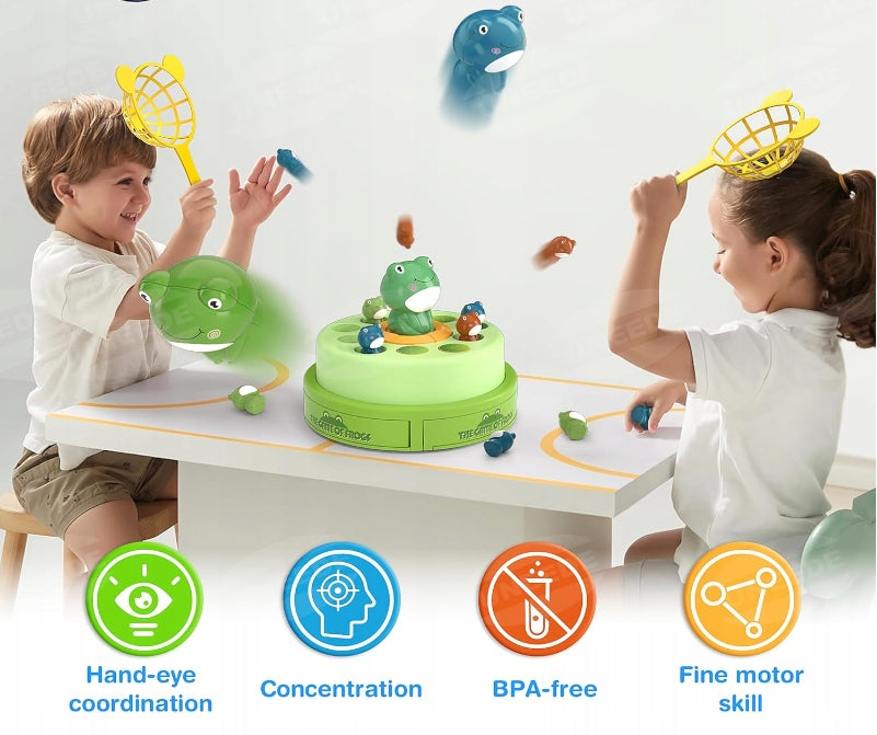 Arcade Game Interactive Catching Frogs Music Toy Gift Manufacturer code TOY-FROG-FLY