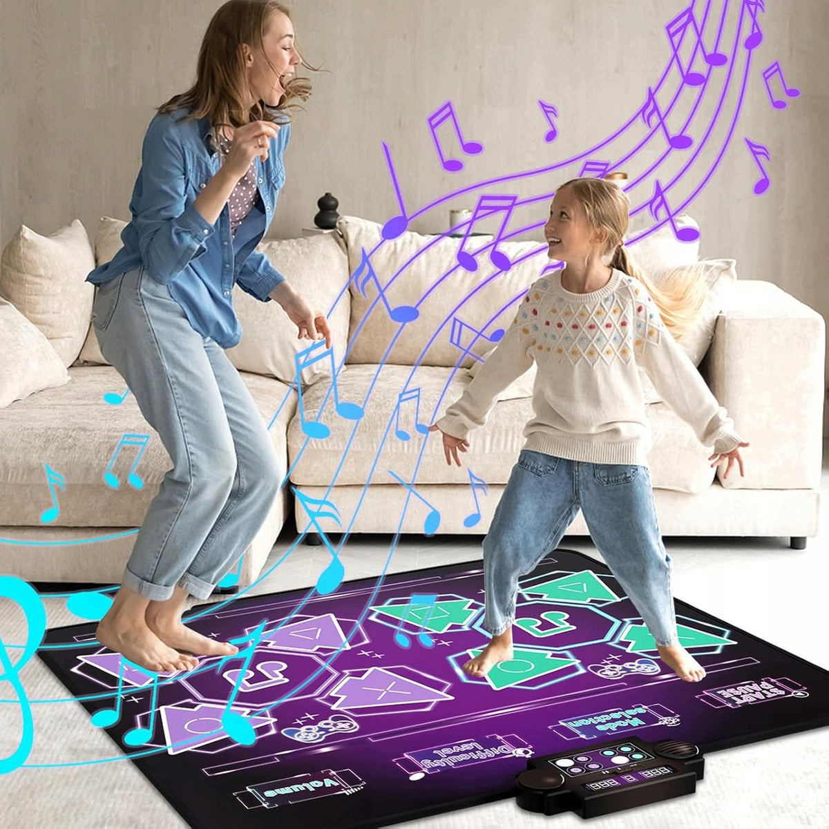 Arcade Game Keyboard Dancing Mat 8 Modes Music 3 Speeds Manufacturer code Keyboard Tańczący Mata 8