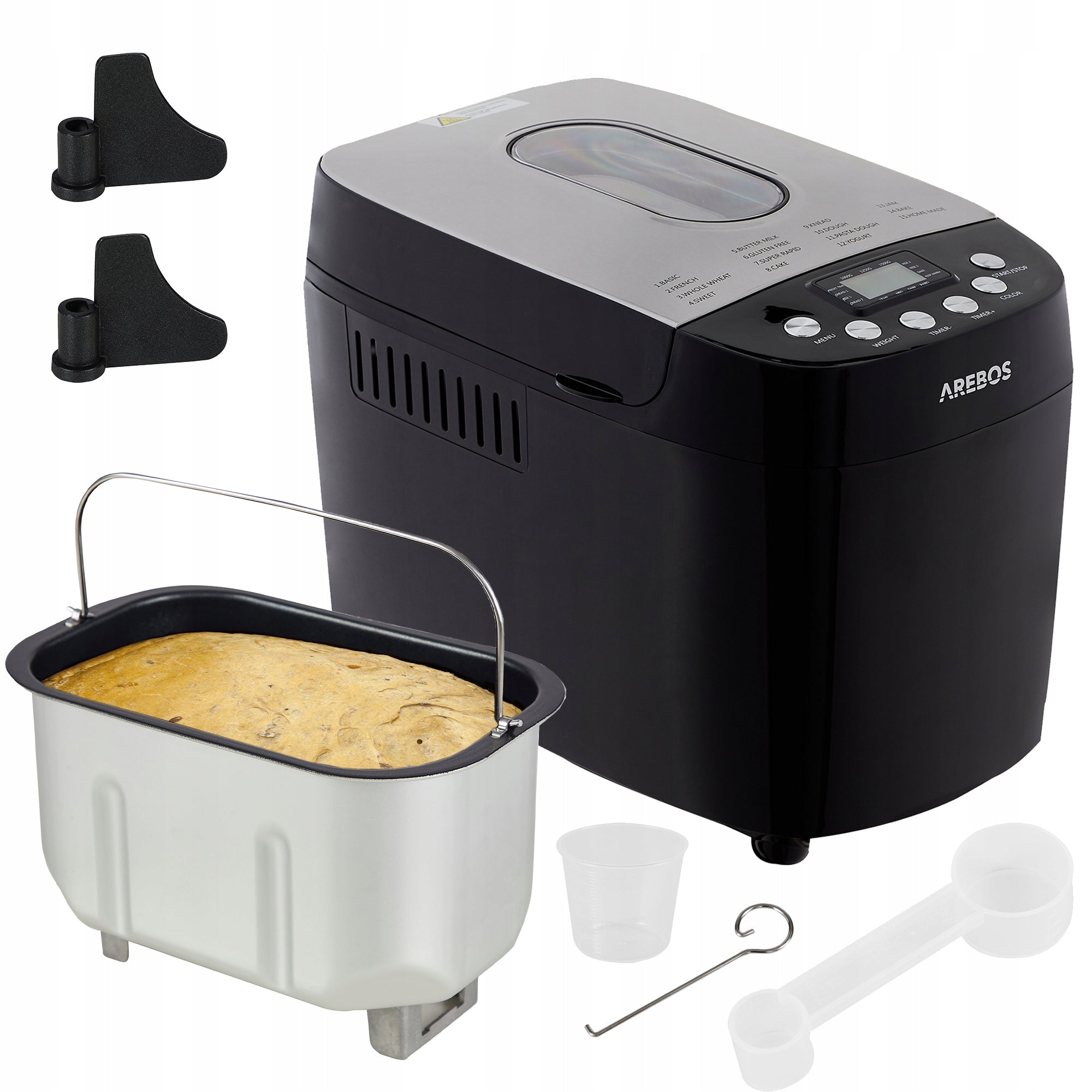 Arebos - Bread Maker | 1500 g | 850 W | Black