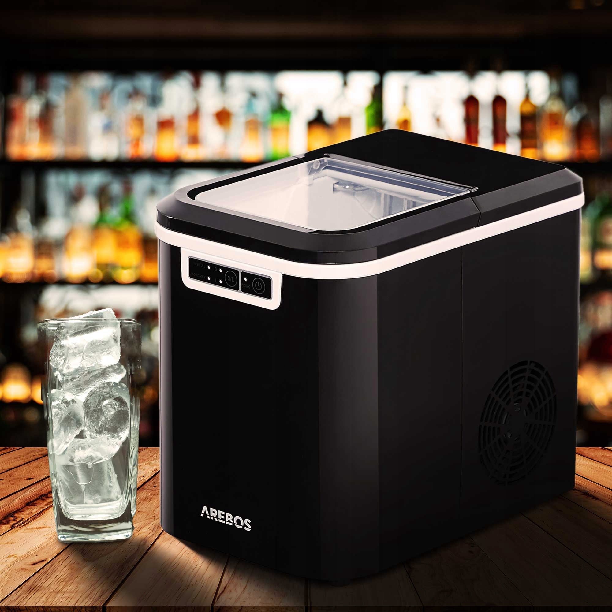 Arebos - Ice Cube Machine 2.2L | Black EAN (GTIN) 4260627428946