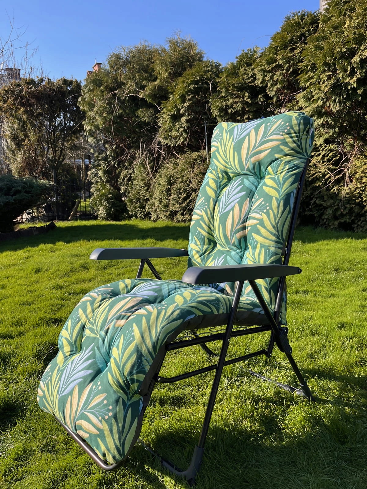Armchair sun lounger with footrest MALAGA Plus 460529 made in Poland Brand Patio